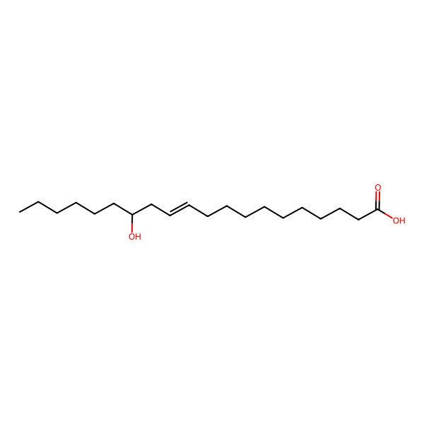 2D Structure of Lesquerolic acid