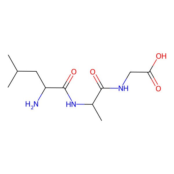 2D Structure of Leu-Ala-Gly