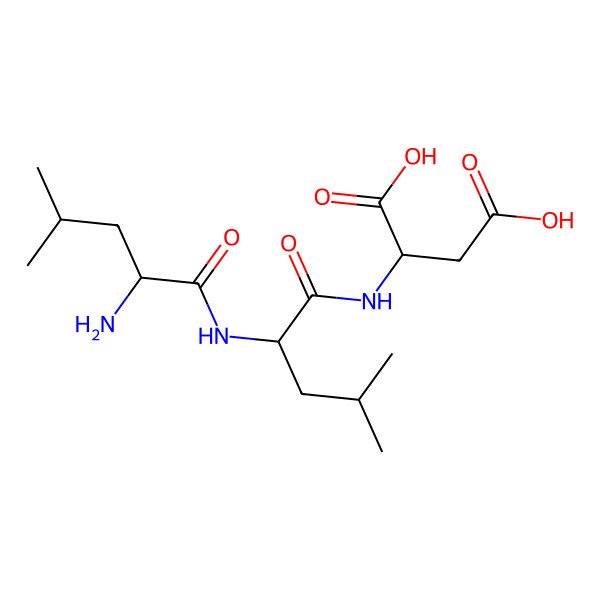2D Structure of Leu-Leu-Asp