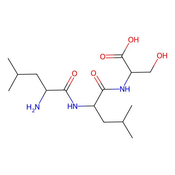 2D Structure of Leu-Leu-Ser