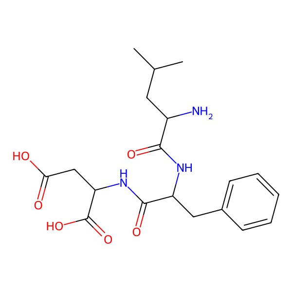 2D Structure of Leu-Phe-Asp