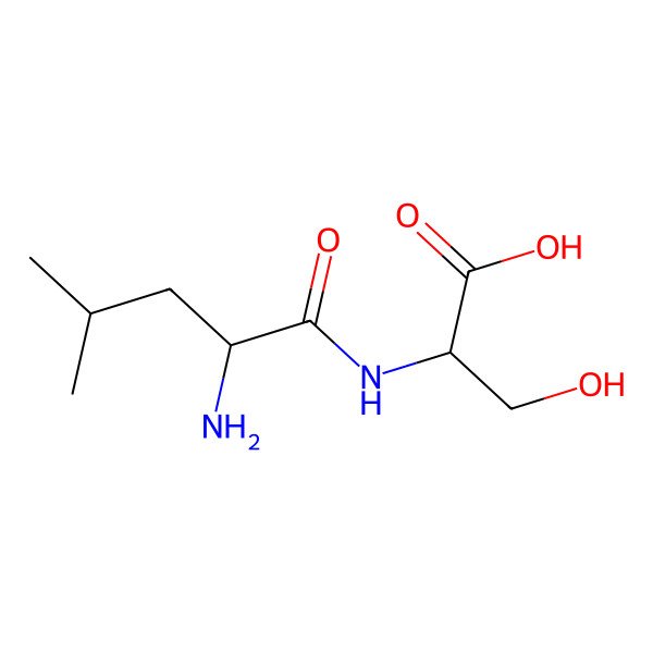 2D Structure of Leu-Ser