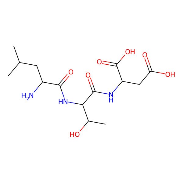 2D Structure of Leu-Thr-Asp