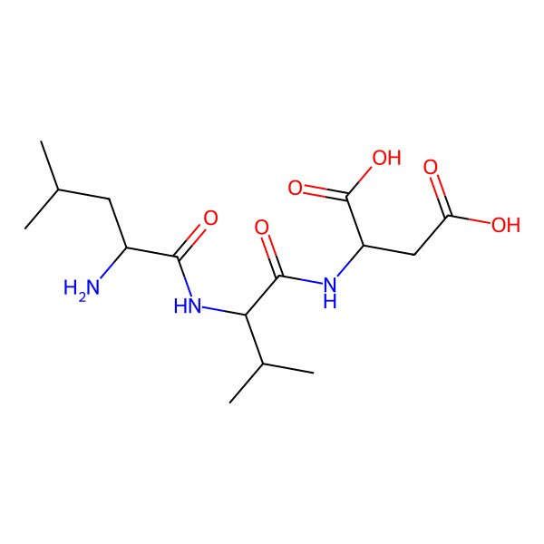 2D Structure of Leu-Val-Asp