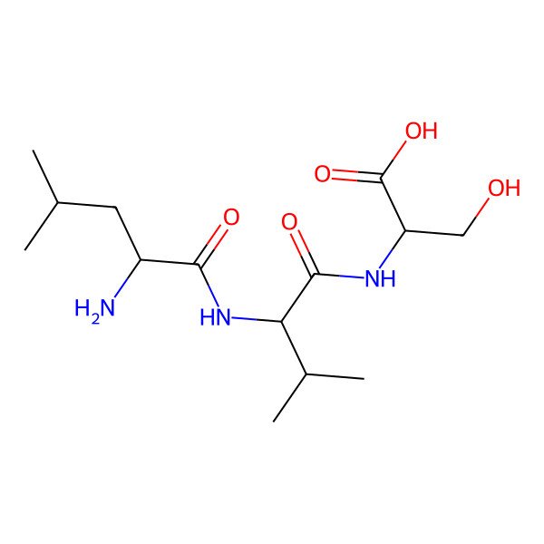 2D Structure of Leu-Val-Ser