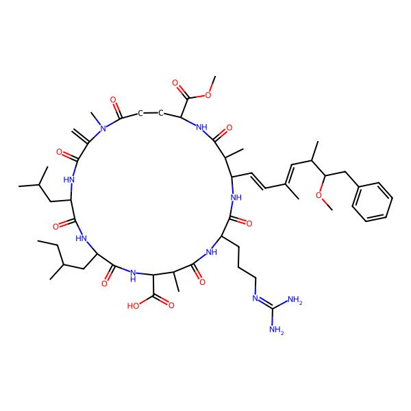 2D Structure of [Leu1,MeO-Glu6]MC-HilR