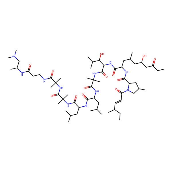 2D Structure of Leucinostatin