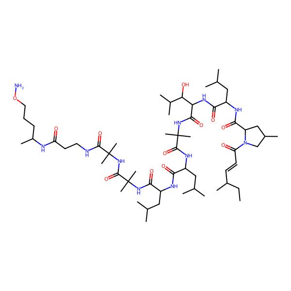 2D Structure of Leucinostatin H