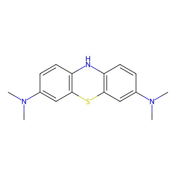2D Structure of Leucomethylene blue