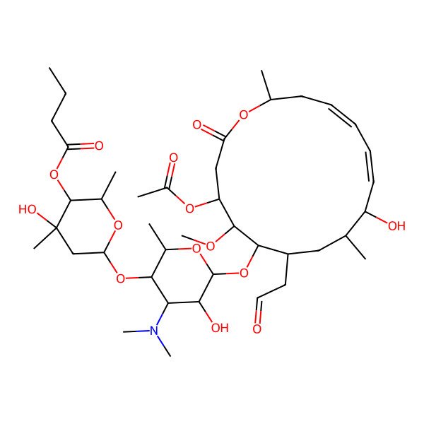 2D Structure of Leucomycin A4