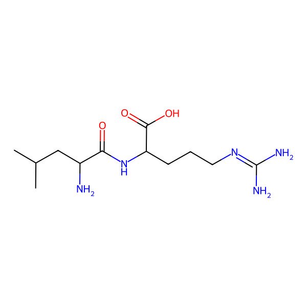 2D Structure of L-leucyl-L-arginine