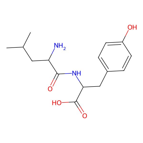 2D Structure of Leucyltyrosine