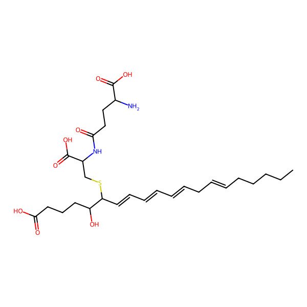 2D Structure of Leukotriene F4