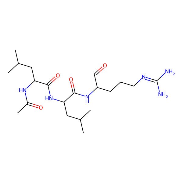 2D Structure of Leupeptin
