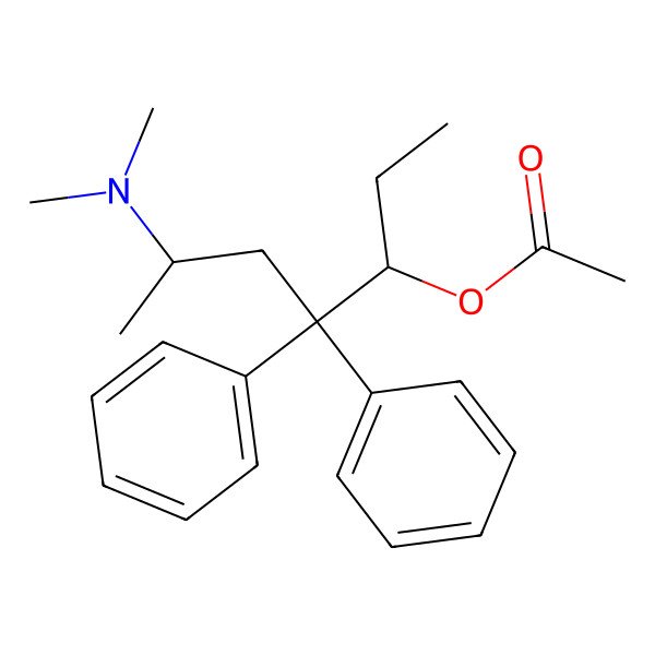 2D Structure of Levomethadyl Acetate