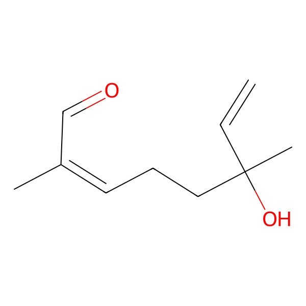 2D Structure of Linalool-8-aldehyde