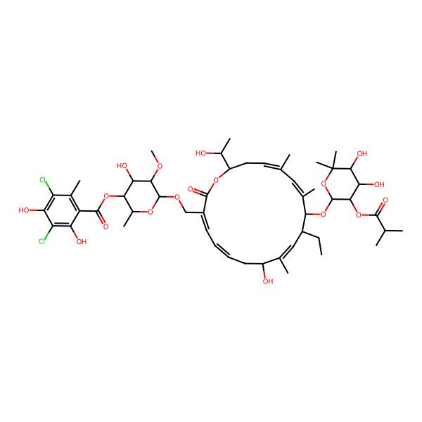 2D Structure of Lipiarmycin B4