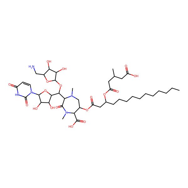 2D Structure of Liposidomycin C-(III)