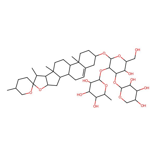 2D Structure of Liriope muscari baily saponins C