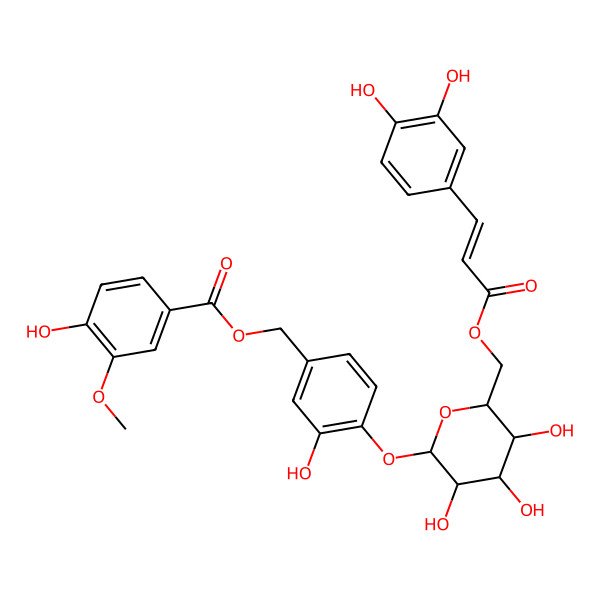 2D Structure of Litseaefoloside C