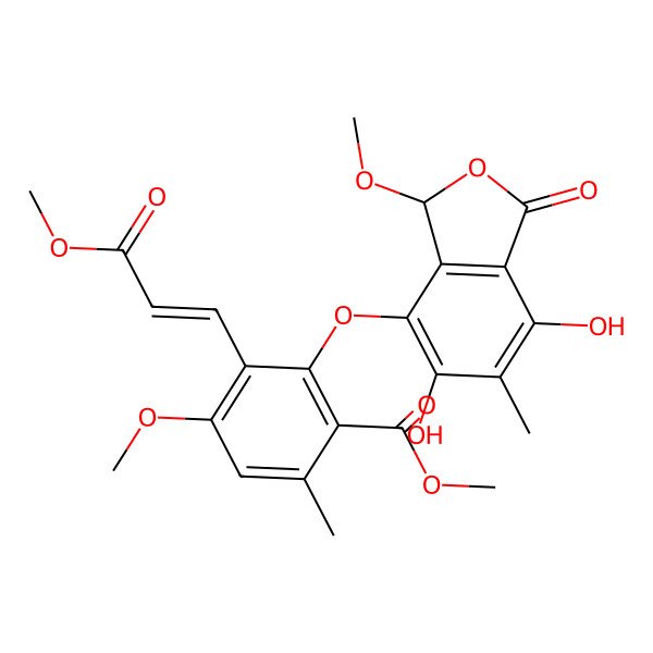 2D Structure of Lobariether E
