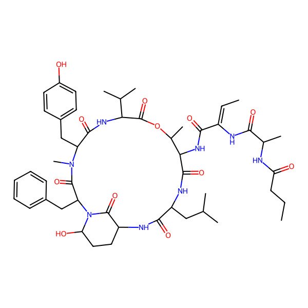 2D Structure of Loggerpeptin C