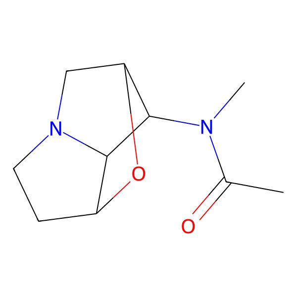 2D Structure of n-(Hexahydro-1h-1,6-epoxypyrrolizin-7-yl)-n-methylacetamide