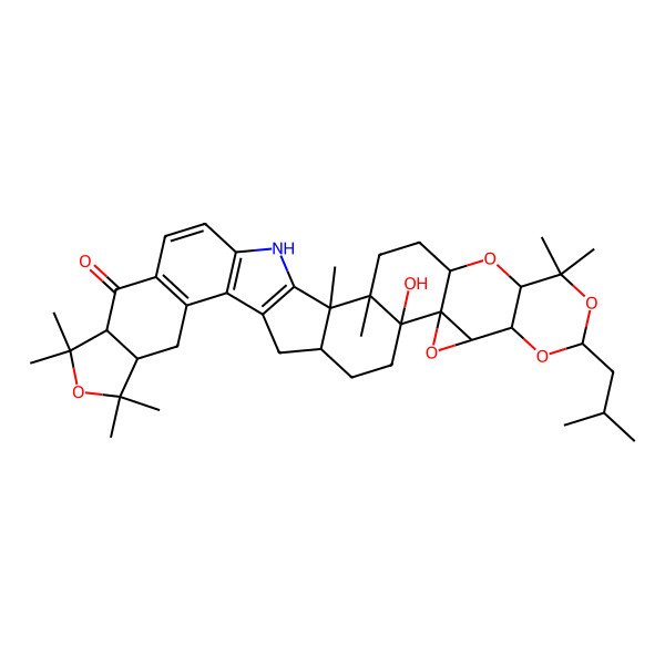 2D Structure of Lolitrem C