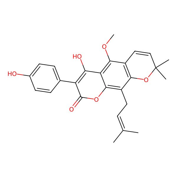 2D Structure of Lonchocarpic acid