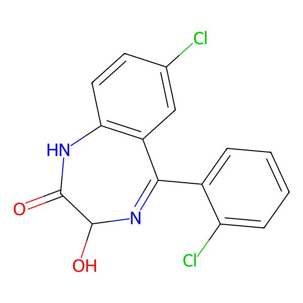 2D Structure of Lorazepam