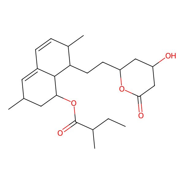 2D Structure of Lovastatin