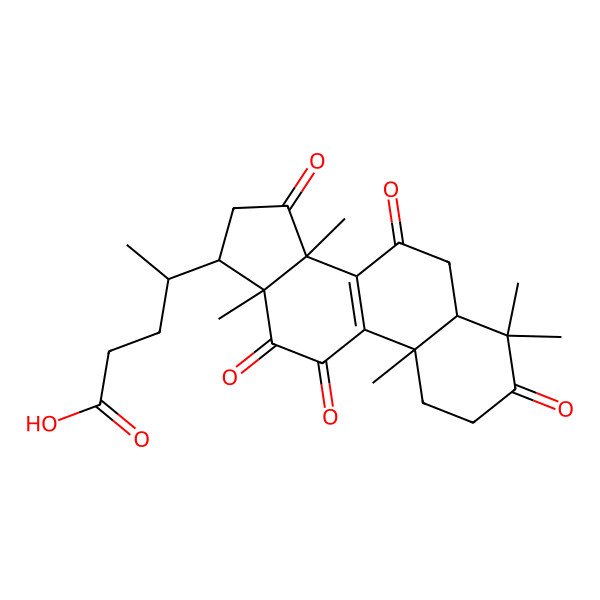 2D Structure of Lucidenic acid D1
