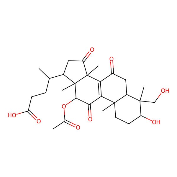 2D Structure of Lucidenic acid R