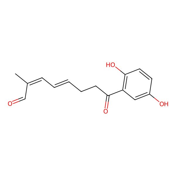 2D Structure of Lucidumin A