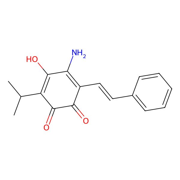 2D Structure of Lumiquinone A