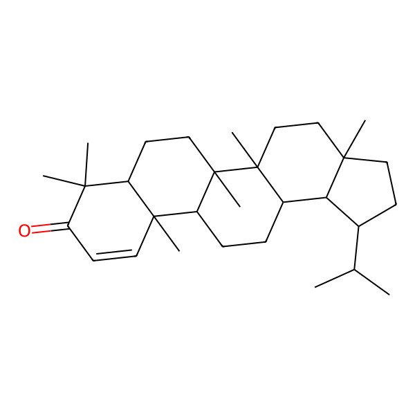 2D Structure of Lup-1-en-3-one, (+)-