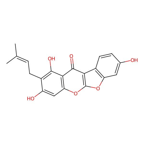 2D Structure of Lupinalbin B 2D Structure of Lupinalbin B