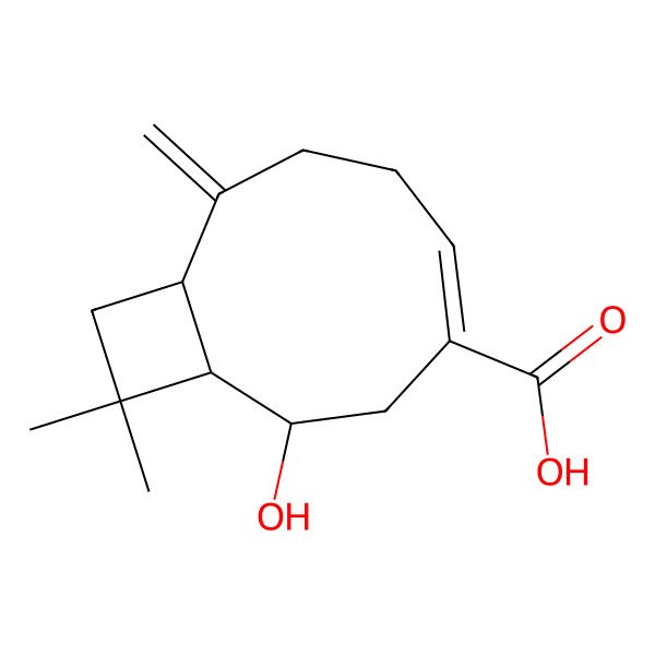 2D Structure of Lychnopholic acid