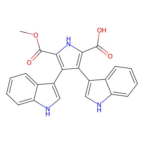 2D Structure of Lycogarubicacid methyl ester