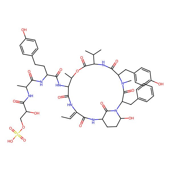 2D Structure of Lyngbyastatin 4