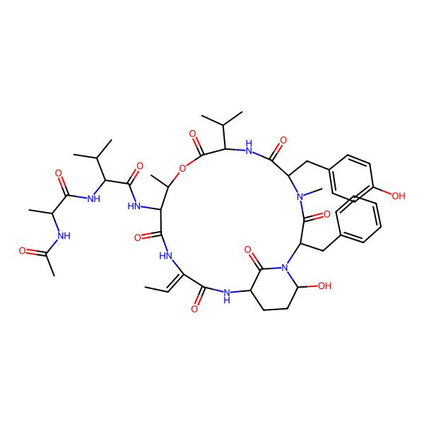 2D Structure of Lyngbyastatin 8