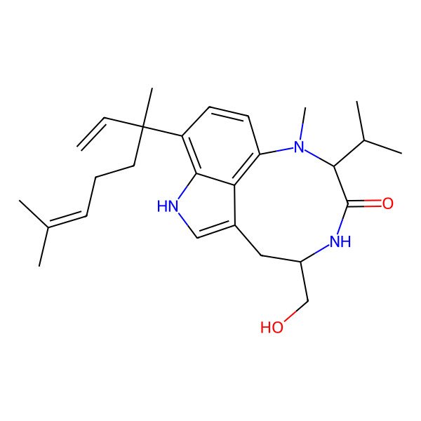 2D Structure of Lyngbyatoxin a