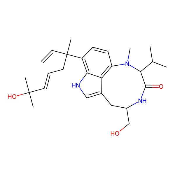 2D Structure of Lyngbyatoxin C