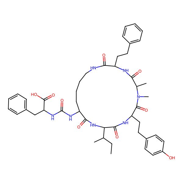 2D Structure of Lyngbyaureidamide A