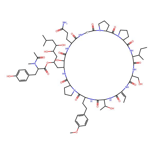 2D Structure of Lyngbyazothrin C