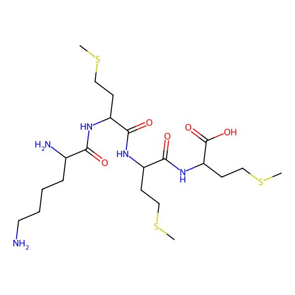 2D Structure of Lys-Met-Met-Met