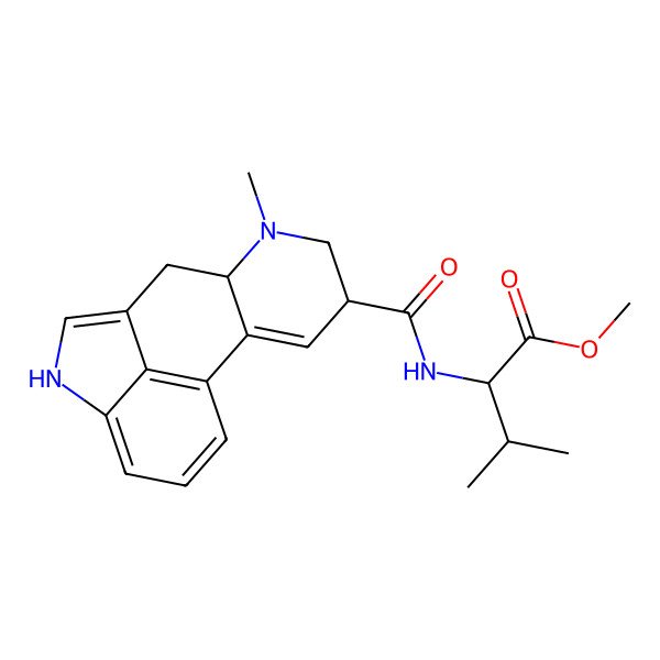 2D Structure of Lysergyl-L-valyl methyl ester