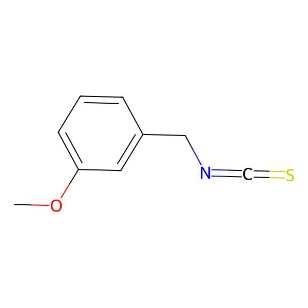 2D Structure of m-Methoxybenzylisothiocyanate