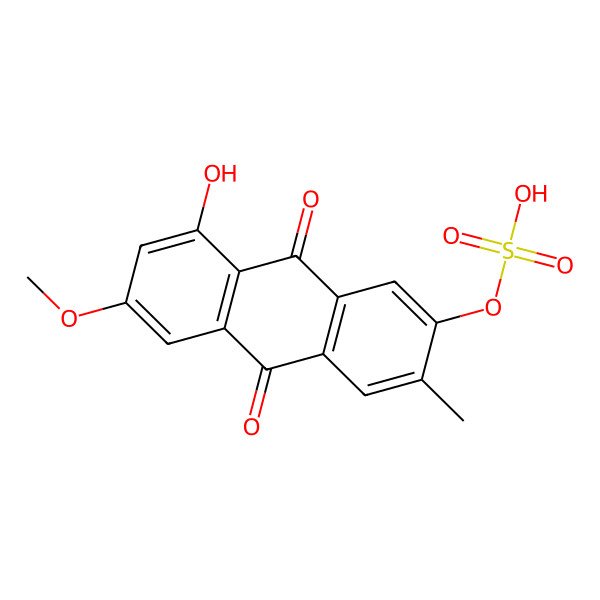 2D Structure of Macrosporin-7-O-sulphate