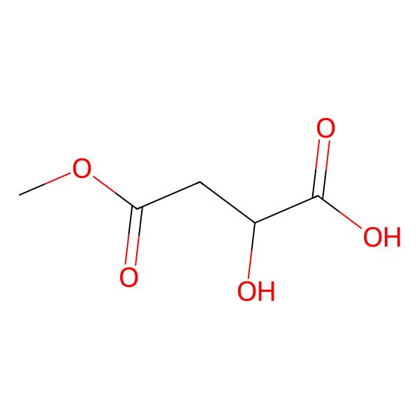2D Structure of Malic acid 4-Me ester